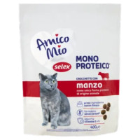 Selex Amico Mio Gatto Croccantini Con Manzo Mono Proteico 400 g