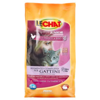 LeChat Croccantini Junior Pollo Fresco e Riso 1-12 Mesi 1,5 Kg