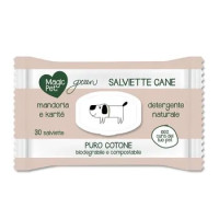 SALVIETTE BIO MANDORLE E KARITE' MAGICPET 30 PEZZI