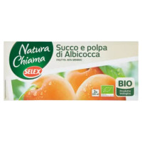 Selex Natura Chiama Succo e Polpa Di Albicocca Biologico 3x200 Ml