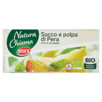 Selex Natura Chiama Succo e Polpa Di Pera Biologico 3x200 Ml