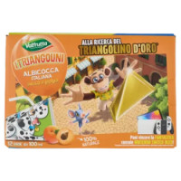 Valfrutta i Triangolini Albicocca Italiana Succo e Polpa Brik 12 x 100 Ml