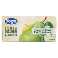 Yoga Optimum 70% Pera Italiana Senza Zuccheri Aggiunti* 3 x 200 Ml