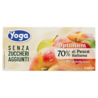 Yoga Optimum 70% Di Pesca Italiana Senza Zuccheri Aggiunti* 3 x 200 Ml