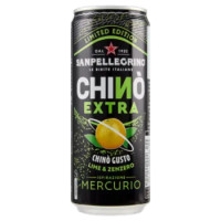 BIBITE SANPELLEGRINO, Bevande Gassate, Chinò Extra Lime e Zenzero, Lattina 33 Cl