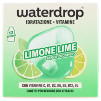 Waterdrop Idratazione + Vitamine Limone Lime Senza Zucchero Cubetti Per Bevande Con Vitamine 25,2 g