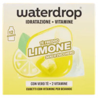 Waterdrop Idratazione+Vitamine Tè Freddo Limone Senza Zucchero Cubetti Con Vitamine Per Bevande25,2g