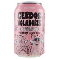Cerdos Voladores Session IPA Premium Craft Beer 330 Ml