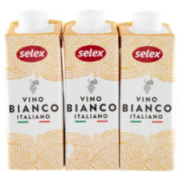 Selex Vino Bianco Italiano 3x250 Ml