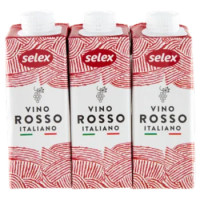 Selex Vino Rosso Italiano 3x250 Ml