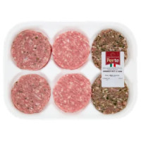 Selezione Perte Hamburger Misti Di Suino 0,600 Kg