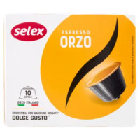 Selex Orzo Espresso In Capsule Compatibili Dolce Gusto 10 Pezzi