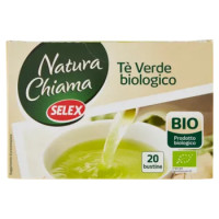 Selex Natura Chiama Tè Verde Biologico 20 Filtri 40 g
