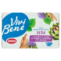 Selex Vivi Bene Tisana Detox Con Estratto Di Carciofo 20 Filtri 34 g
