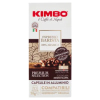 Kimbo Espresso Barista Capsule In Alluminio Compatibili Con Le Macchine Nespresso Original* 10x5,5 g