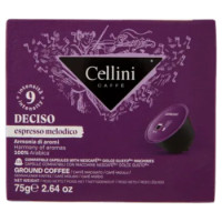 Cellini Caffè Deciso Espresso Melodico 10 Capsule Compatibili 75 g
