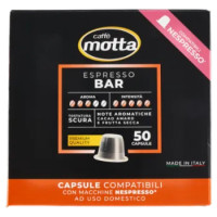 Caffè Motta Espresso Bar Capsule Compatibili Con Macchine Nespresso 50 x 5,5 g