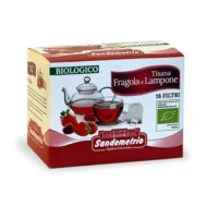 Sandemetrio Tisana Bio al Gusto di Fragole e Lamponi 45 g