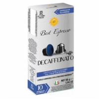 Best Espresso Caffe' Decaffeinato 10 Capsule compatibili Nespresso 55g