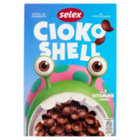 Selex Cioko Shell Petali Di Frumento Al Cioccolato 375 g