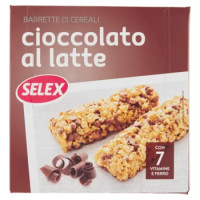 Selex Barrette Di Cereali Con Cioccolato Al Latte 126 g
