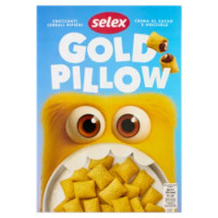 Selex Gold Pillow Cereali Croccanti Ripieni Di Crema Al Cacao e Nocciole 375 g