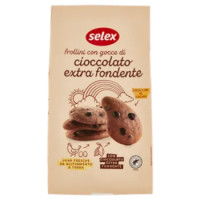 Selex Frollini Con Gocce Di Cioccolato Extra Fondente 350 g