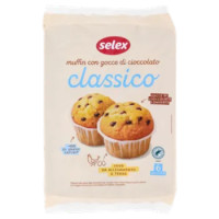 Selex Muffin Con Gocce Di Cioccolato 6x42 g