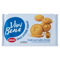 Selex Vivi Bene Frollini Al Malto D'Orzo Senza Zuccheri Aggiunti 330 g