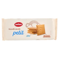 Selex Biscotti Secchi Petit In Confezioni Salva Freschezza 5x100 g