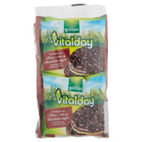 Gullón Vitalday Tortitas De Maiz y Chocolate Negro 4 x 25 g