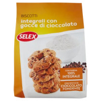 Selex Biscotti Integrali Con Gocce Di Cioccolato Fondente 500 g
