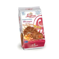 Lazzaroni 6 Croissant con farina 100% Integrale con Frutta e Miele