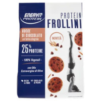 Enervit Protein 100% Vegetali Protein Frollini Gocce Di Cioccolato Con Farina Integrale 200 g