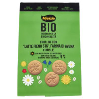 Mielizia Bio Frollini Con "Latte Fieno STG", Farina Di Avena e Miele 250 g