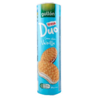 Gullón Mega Duo Crema Sabor Vainilla 500 g