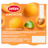 Selex Confettura Extra Di Albicocche In Monoporzioni 4 x 25 g