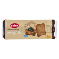 Selex Fette Biscottate Con Farina Di Frumento Integrale In Confez. Salvafreschezza 18x4 Fette 640 g