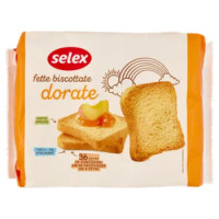 Selex Fette Biscottate Classiche In Confezioni Salvafreschezza 9x4 Fette 320 g