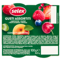 Selex Confettura Extra Gusti Assortiti In Monoporzioni 4 x 25 g