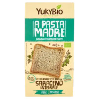 YukyBio A Pasta Madre Fette Biscottate Bio Con Saraceno Integrale 2 x 85 g