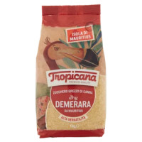 Tropicana Zucchero Grezzo Di Canna Dry Demerara Da Mauritius 1 Kg