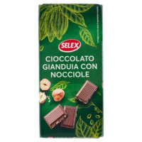 Selex Cioccolato Gianduia Con Nocciole In Pezzi 100 g