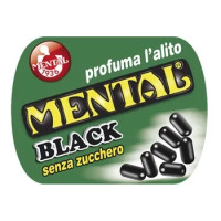 Mental Black Caramelle alla Liquirizia Forte Senza Zucchero 12 g