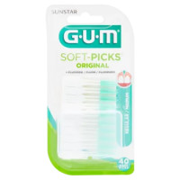 Gum Soft-Picks Original + Fluoruro Regular/Medium 40 Pz