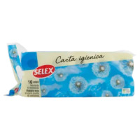 Selex Carta Igienica 2 Veli 10 Rotoli