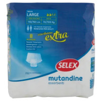 Selex Mutandine Assorbenti Pants Misura Large 8 Pezzi