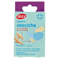 Selex Cerotti Per Vesciche Monoformato 7x3,8 Cm 5 Pezzi