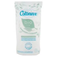 Cotoneve Bio Line Dischetti Levatrucco Maxi Ovali Duo Plus In Cotone Biologico 50 Pz