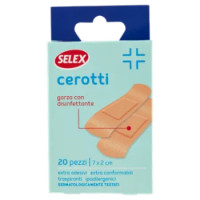 Selex Cerotti Classici Monoformato 7x2 Cm 20 Pezzi